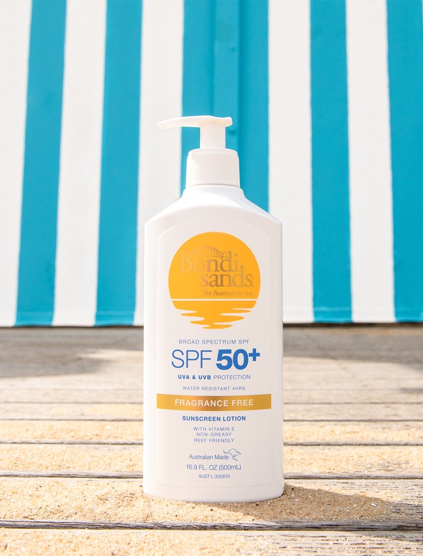 Bondi Sands Spf 50 Fragrance Free Sunscreen Lotion Pump 500ml Ivys Store